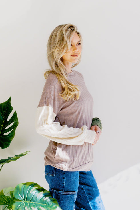 Rustling Fern Puff Sleeve - LISA MARIE BOUTIQUE - S -