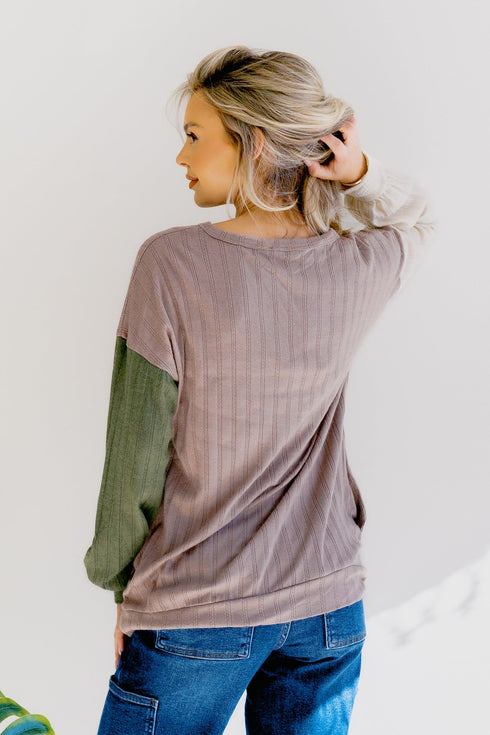 Rustling Fern Puff Sleeve - LISA MARIE BOUTIQUE - S -