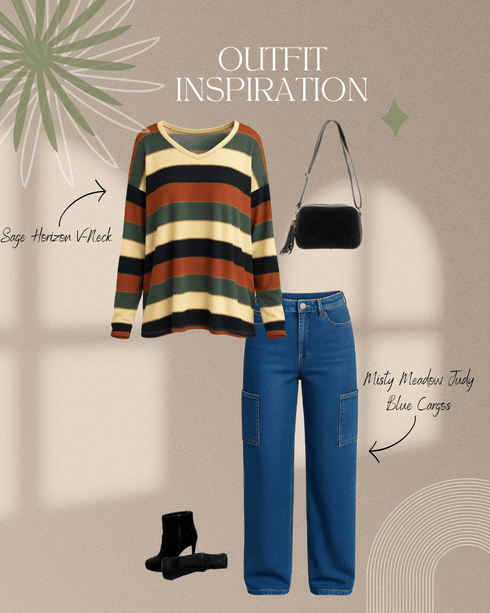 Sage Horizon V - Neck - LISA MARIE BOUTIQUE - S -