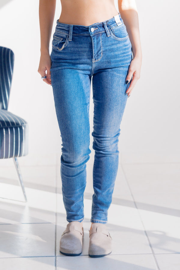 Sapphire Mist Judy Blue Thermal Skinnies - LISA MARIE BOUTIQUE - 0 -