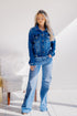 Sea Spray Frayed Jacket - LISA MARIE BOUTIQUE - S -
