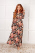 Send it Over Faux Wrap Maxi Dress - LISA MARIE BOUTIQUE - Dresses - Small -