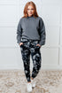 Settle In Mock Neck Sweatshirt - LISA MARIE BOUTIQUE - Tops - Small -