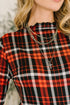 She's Always Changing Plaid Lettuce Hem Top - LISA MARIE BOUTIQUE - Womens - Small -
