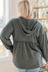 She's Not Wrong Hooded V - Neck Pullover - LISA MARIE BOUTIQUE - Tops - Small -