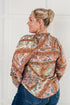 Show and Tell Mixed Print Peasant Blouse - LISA MARIE BOUTIQUE - Blouses - Small -