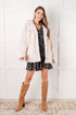 Shrouded in Sherpa Coat in White - LISA MARIE BOUTIQUE - Layers - Small -