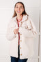 Shrouded in Sherpa Coat in White - LISA MARIE BOUTIQUE - Layers - Small -