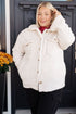 Shrouded in Sherpa Coat in White - LISA MARIE BOUTIQUE - Layers - Small -