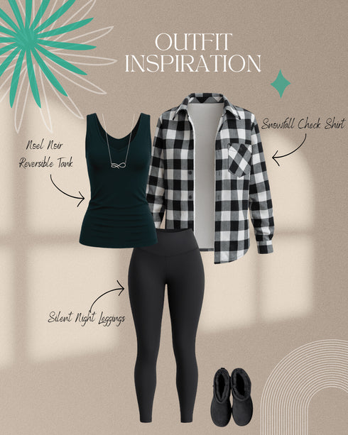 Silent Night Leggings - LISA MARIE BOUTIQUE - S -