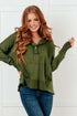 Simple Snug Snap Hooded Pullover - LISA MARIE BOUTIQUE - Tops - Small -