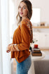 Sipping Iced Tea Mixed Print Hoodie - LISA MARIE BOUTIQUE - Tops - Small -