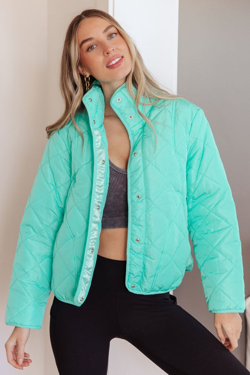 Slightly Distracted Puffer Jacket - LISA MARIE BOUTIQUE - Layers - Small -