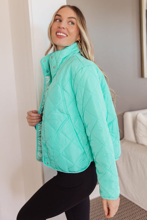 Slightly Distracted Puffer Jacket - LISA MARIE BOUTIQUE - Layers - Small -