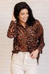 So Fierce Animal Print Blouse - LISA MARIE BOUTIQUE - Blouses - Small -