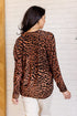 So Fierce Animal Print Blouse - LISA MARIE BOUTIQUE - Blouses - Small -