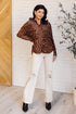 So Fierce Animal Print Blouse - LISA MARIE BOUTIQUE - Blouses - Small -