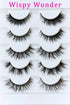 SO PINK BEAUTY Mink Eyelashes Variety Pack 5 Pairs - LISA MARIE BOUTIQUE - Wispy Wonder - One Size -