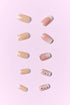 SO PINK BEAUTY Press On Nails 2 Packs - LISA MARIE BOUTIQUE - Candy Glitz - One Size -