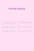 SO PINK BEAUTY Press On Nails 2 Packs - LISA MARIE BOUTIQUE - French Fantasy - One Size -