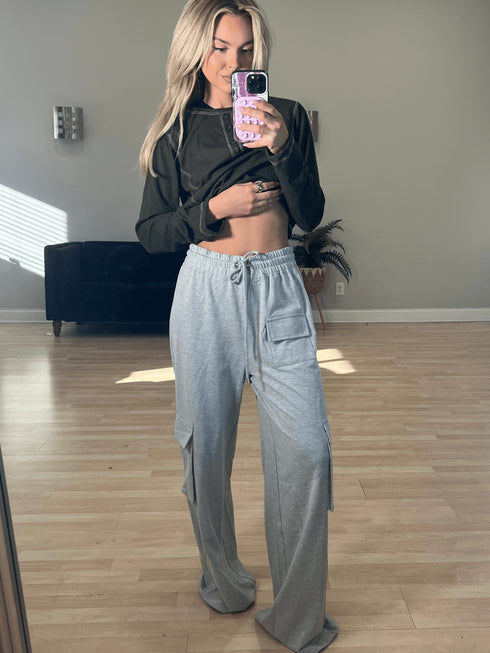 Soft Haven Cargos - LISA MARIE BOUTIQUE - S -