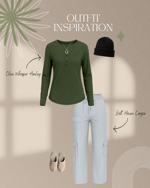 Soft Haven Cargos - LISA MARIE BOUTIQUE - S -