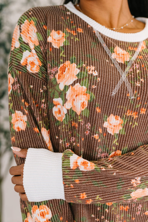 Somebody to Lean On Cable Ribbed Top - LISA MARIE BOUTIQUE - Womens - Small -