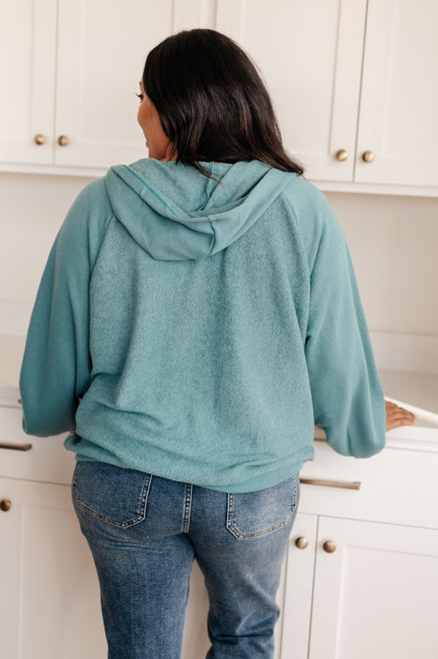 Southwest Sunrise Patchwork Hoodie - LISA MARIE BOUTIQUE - Tops - Small -