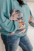 Southwest Sunrise Patchwork Hoodie - LISA MARIE BOUTIQUE - Tops - Small -
