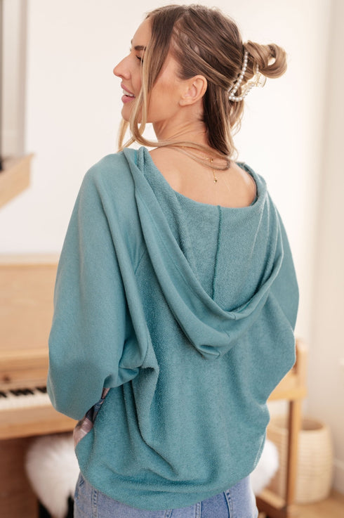 Southwest Sunrise Patchwork Hoodie - LISA MARIE BOUTIQUE - Tops - Small -