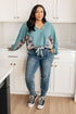 Southwest Sunrise Patchwork Hoodie - LISA MARIE BOUTIQUE - Tops - Small -