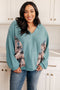 Southwest Sunrise Patchwork Hoodie - LISA MARIE BOUTIQUE - Tops - Small -