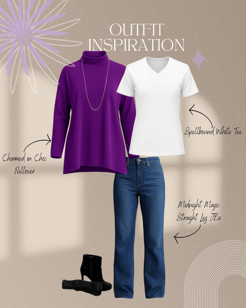 Spellbound White Tee - LISA MARIE BOUTIQUE - OS -