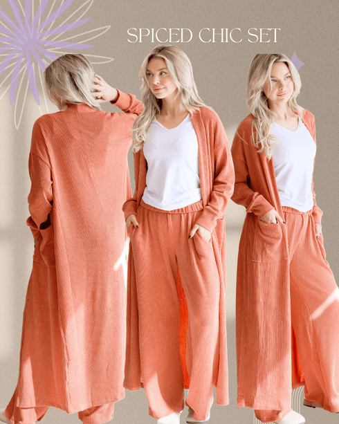 Spiced Chic Set - LISA MARIE BOUTIQUE - S -