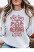 Spooky Moms Club Sweatshirt - LISA MARIE BOUTIQUE - S - White Gildan Sweatshirt -