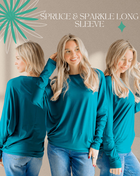 Spruce & Spark Long Sleeve - LISA MARIE BOUTIQUE - S -