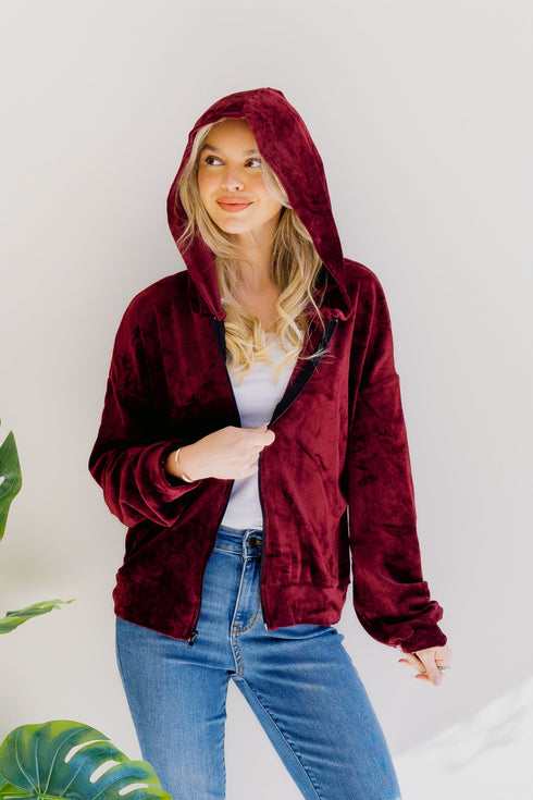 Starlit Horizon Zip Up - LISA MARIE BOUTIQUE - S -