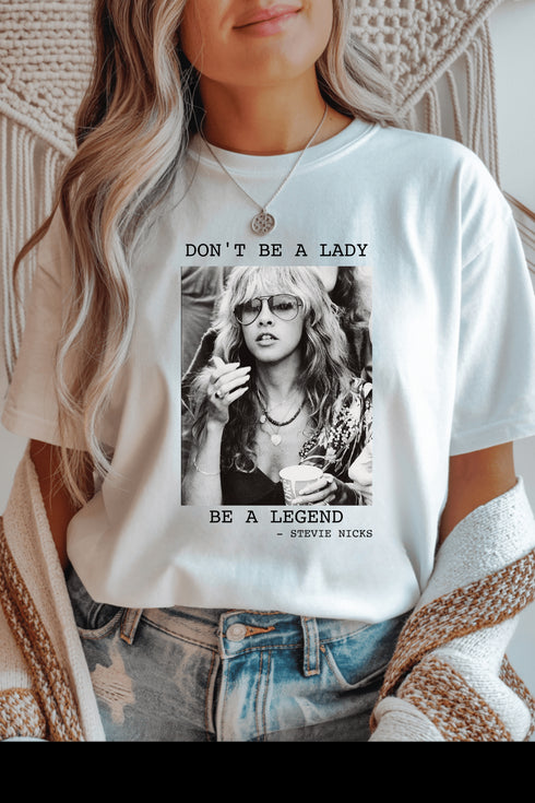 Stevie Nicks T-Shirt - LISA MARIE BOUTIQUE - S - White Gildan Tee -