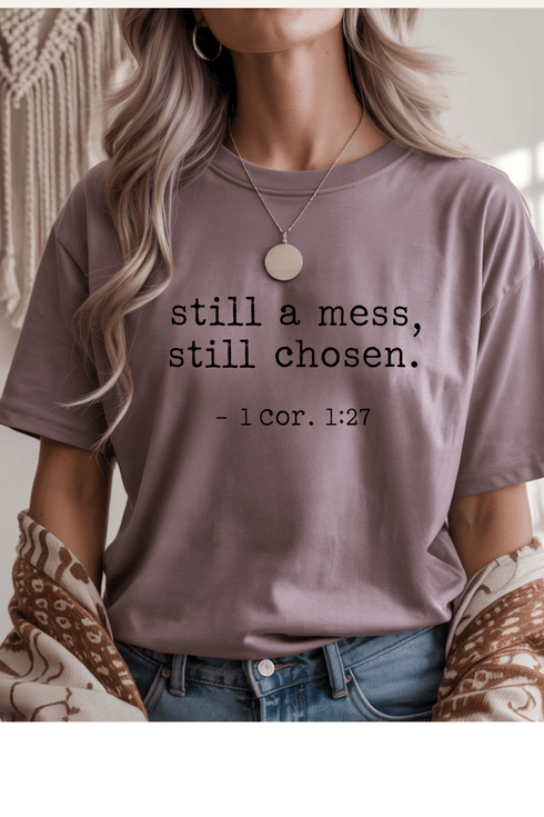 Still Chosen T-Shirt - LISA MARIE BOUTIQUE - S - Paragon Gildan Tee -
