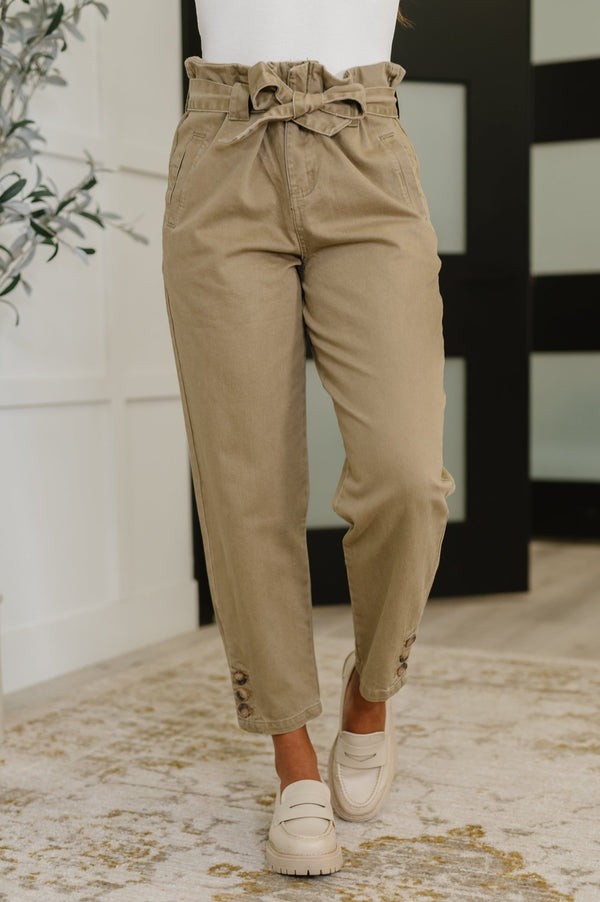 Streets of Serenade High Waist Trousers - LISA MARIE BOUTIQUE - Womens - Small -
