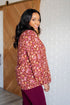 Sunday Brunch Blouse in Rust Floral - LISA MARIE BOUTIQUE - Blouses - Small -