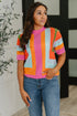 Sunset Stitch Knit Top - LISA MARIE BOUTIQUE - Womens - Small -