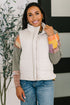 That's What I'm Talkin' About Puffer Vest in Sand Beige - LISA MARIE BOUTIQUE - Womens - Small -