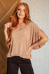 The Realest V - Neck Top - LISA MARIE BOUTIQUE - Tops - Small -