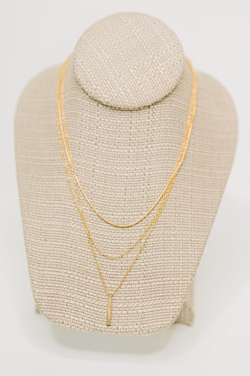 The Signature Set Layered Necklace Set in Gold - LISA MARIE BOUTIQUE - Womens - OS -