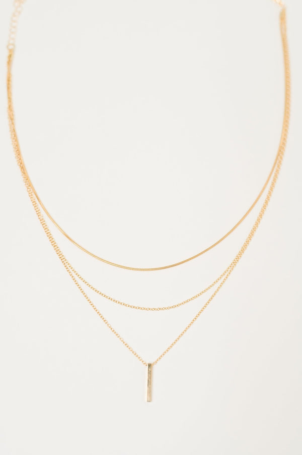 The Signature Set Layered Necklace Set in Gold - LISA MARIE BOUTIQUE - Womens - OS -