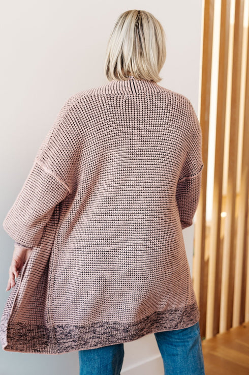 The Way It Was Cardigan in Mauve - LISA MARIE BOUTIQUE - Layers - Small -