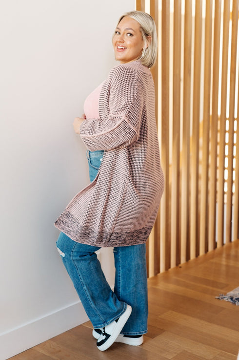 The Way It Was Cardigan in Mauve - LISA MARIE BOUTIQUE - Layers - Small -
