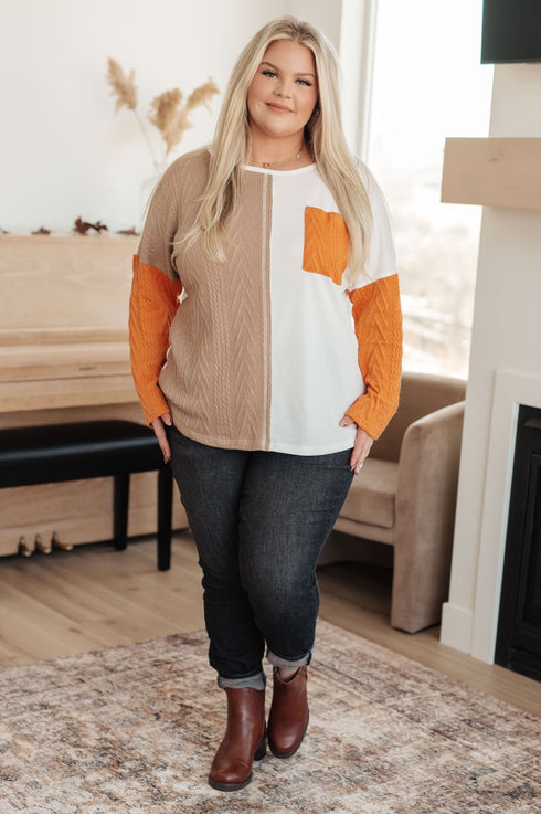 This, That, And The Other Colorblock Top - LISA MARIE BOUTIQUE - Tops - Small -