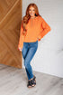 Throwback Heartthrob Hoodie in Orange - LISA MARIE BOUTIQUE - Tops - Small -
